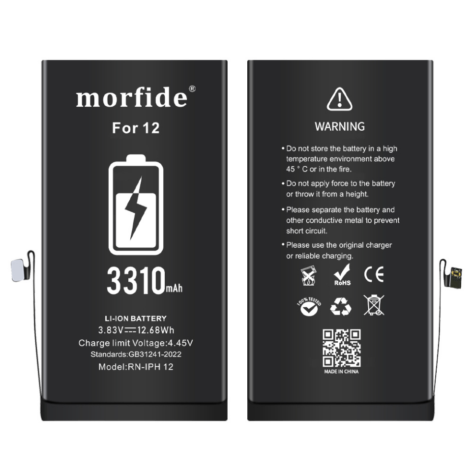 Apple iPhone 12 / 12 Pro 3310mAh Yüksek Kapasiteli Batarya