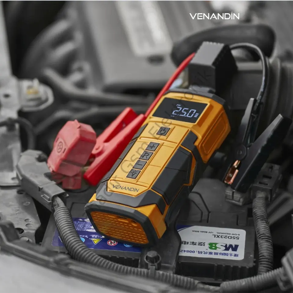 VENANDİN ACARG-001 Airgon KABLOSUZ AKÜ TAKVİYE & KOMPRESÖR
