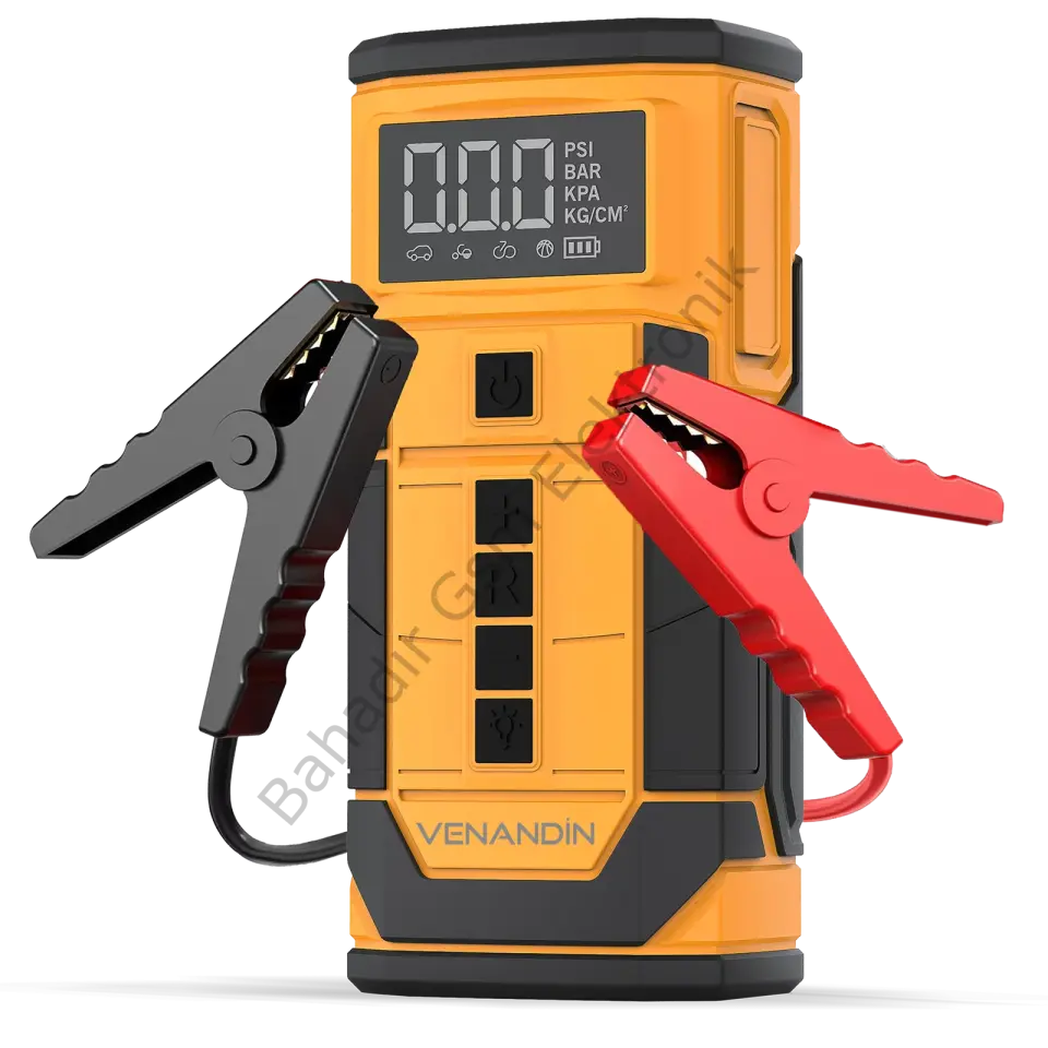VENANDİN ACARG-001 Airgon KABLOSUZ AKÜ TAKVİYE & KOMPRESÖR