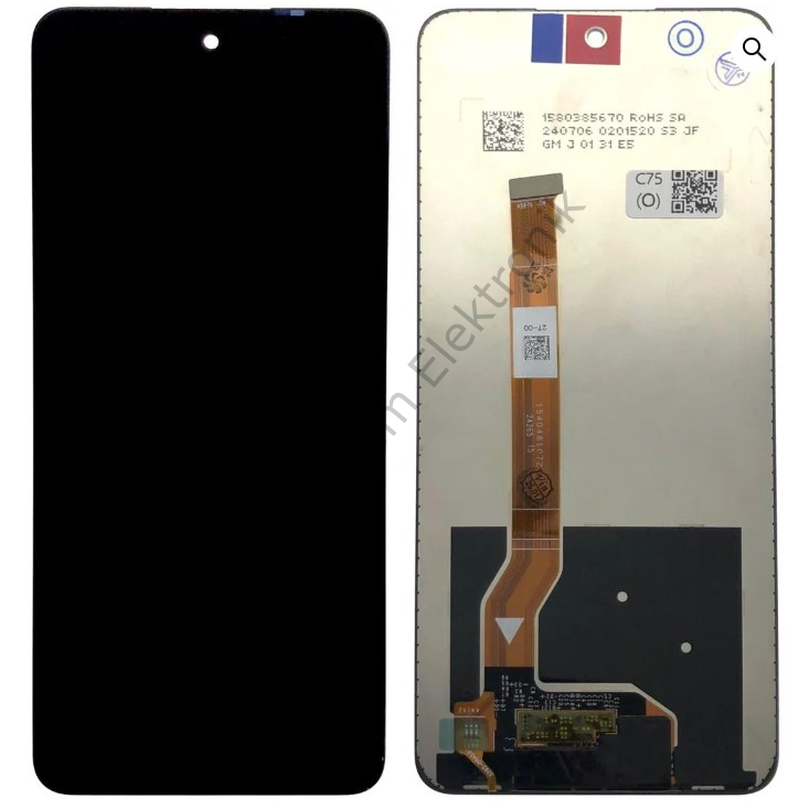 REALME C67 - C75 - 11 - 11X - 12 - 12 lite - 12X 5G - NARZO N55 - OPPO F23 - K11X - A58 4G - A1 - A2 5G - A79 - A98 5G LCD