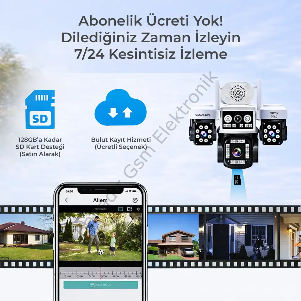 VENANDİN OPTİX PRO CAMPTX-002 GÜVENLİK KAMERASI