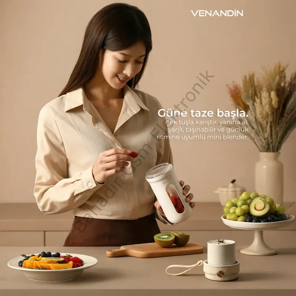 VENANDİN BLBDC-001 Blendic Taşınabilir Şarjlı Blender