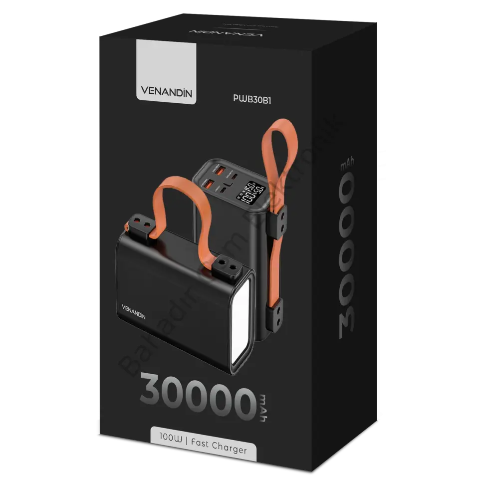 VENANDİN PWB30B1 100W 30,000MAH POWERBANK