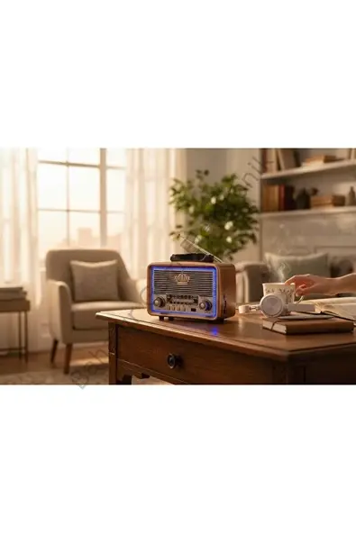 Everton Rt-681 / Solar Güneş Enerjili / Nostalji Bluetooth/USB/Sd/ Radyo Mp3