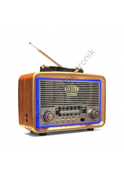 Everton Rt-681 / Solar Güneş Enerjili / Nostalji Bluetooth/USB/Sd/ Radyo Mp3