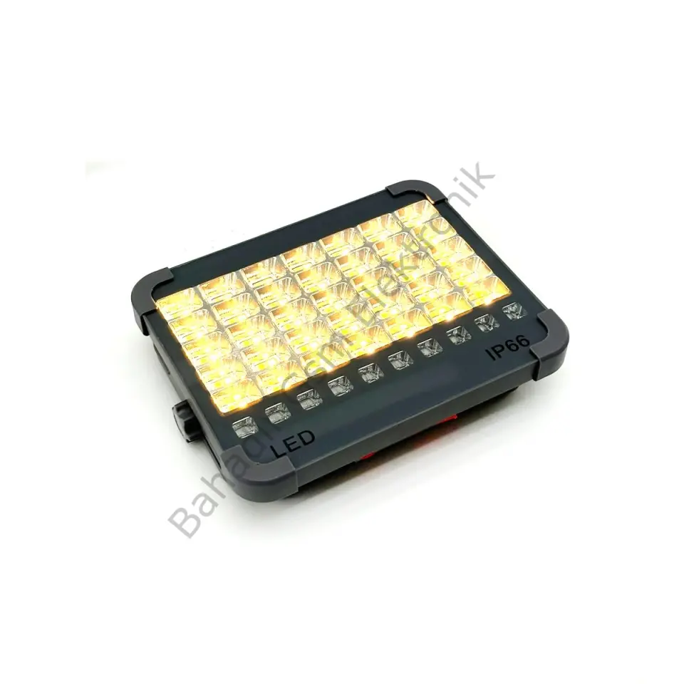 Q-max Ps-d002a (ıp66) Güneş Enerjili Led Işık ( Solar ) (projektör & Powerbank) (çakarlı) (kamp & Dış Mekan)*30