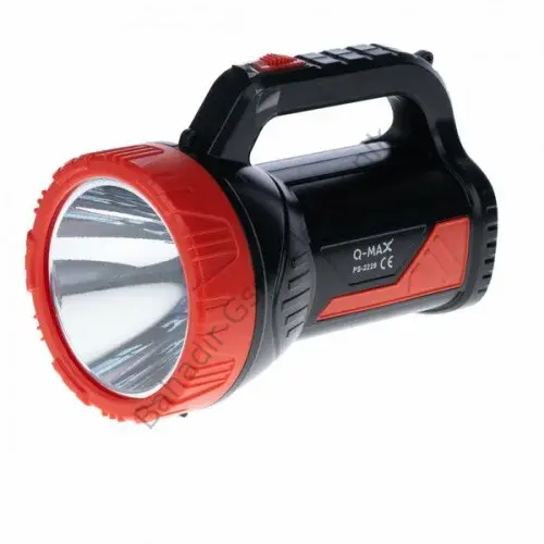 Q-Max El Feneri Şarjlı Projektör Tipi Led 15W+26 PS-2229