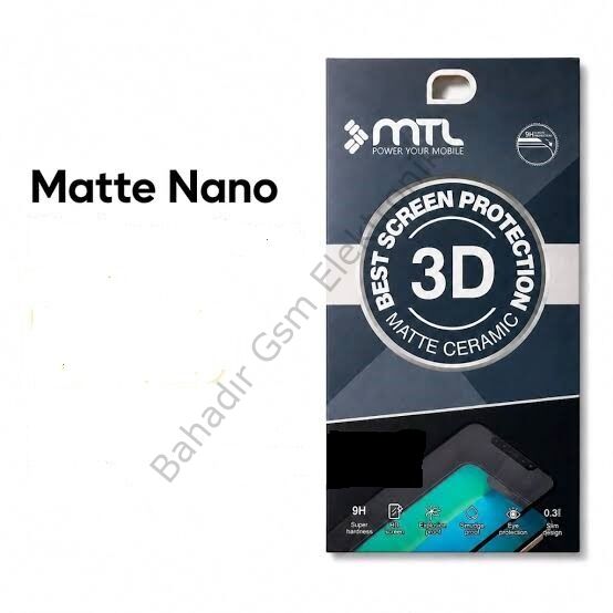 Redmi Note 12 Pro 5G Mat Parmak İzi Bırakmayan Hd Seramik 3D - 9H 0.3mm Lcd Ekran koruyucu