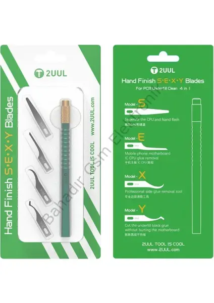 2UUL 5in1 silikon kazıma entegre kaldırma aparatı te-153