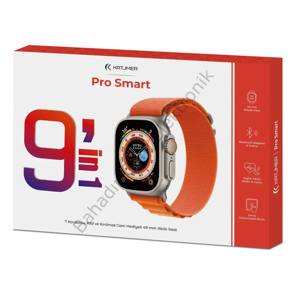 Katjmer Kj/PS-001 Pro Smart 9 in 1 Akıllı Saat
