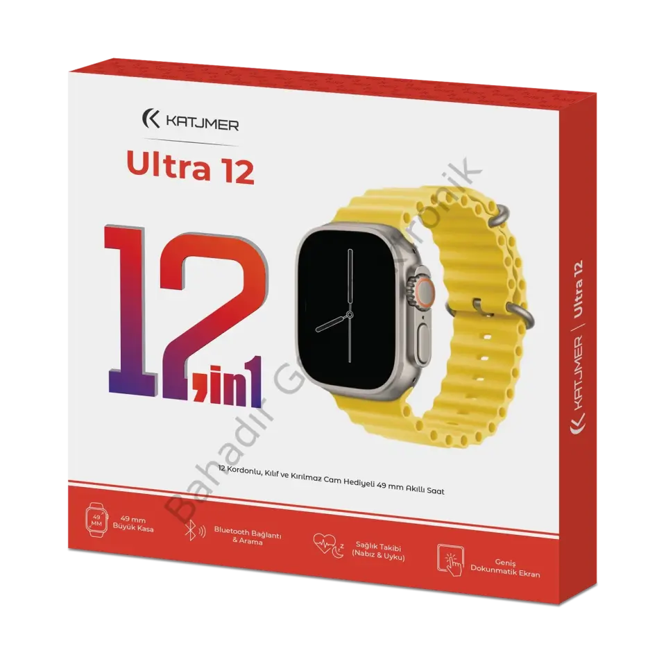 Katjmer Kj/UA-001 Ultra 12 12 in 1 10 Akıllı Saat