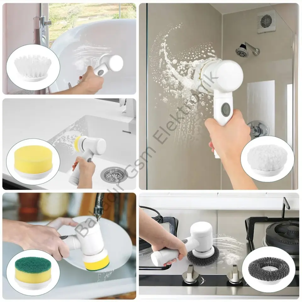 KATJMER KJ/CL-001 Cleonix Elektrikli Temizlik Fırçası
