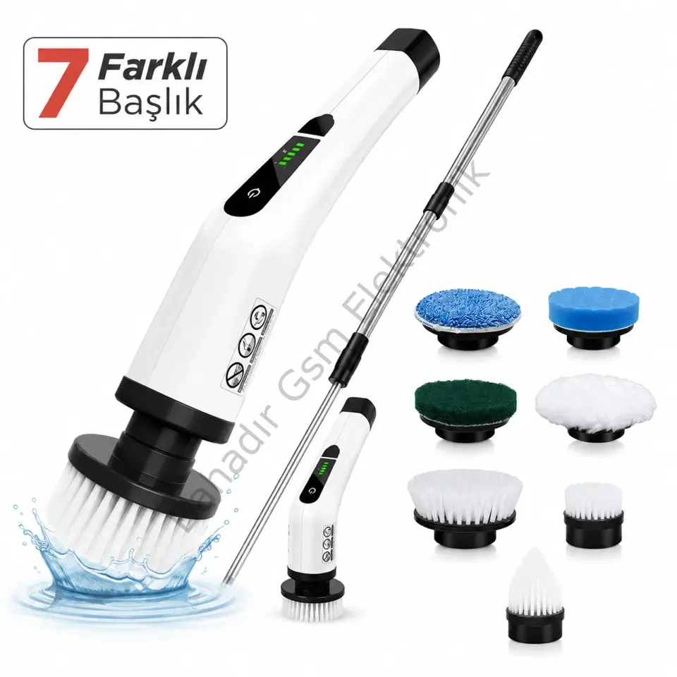 Katjmer KJ/TC-001 Turbo Clean Elektrikli Temizlik Fırçası
