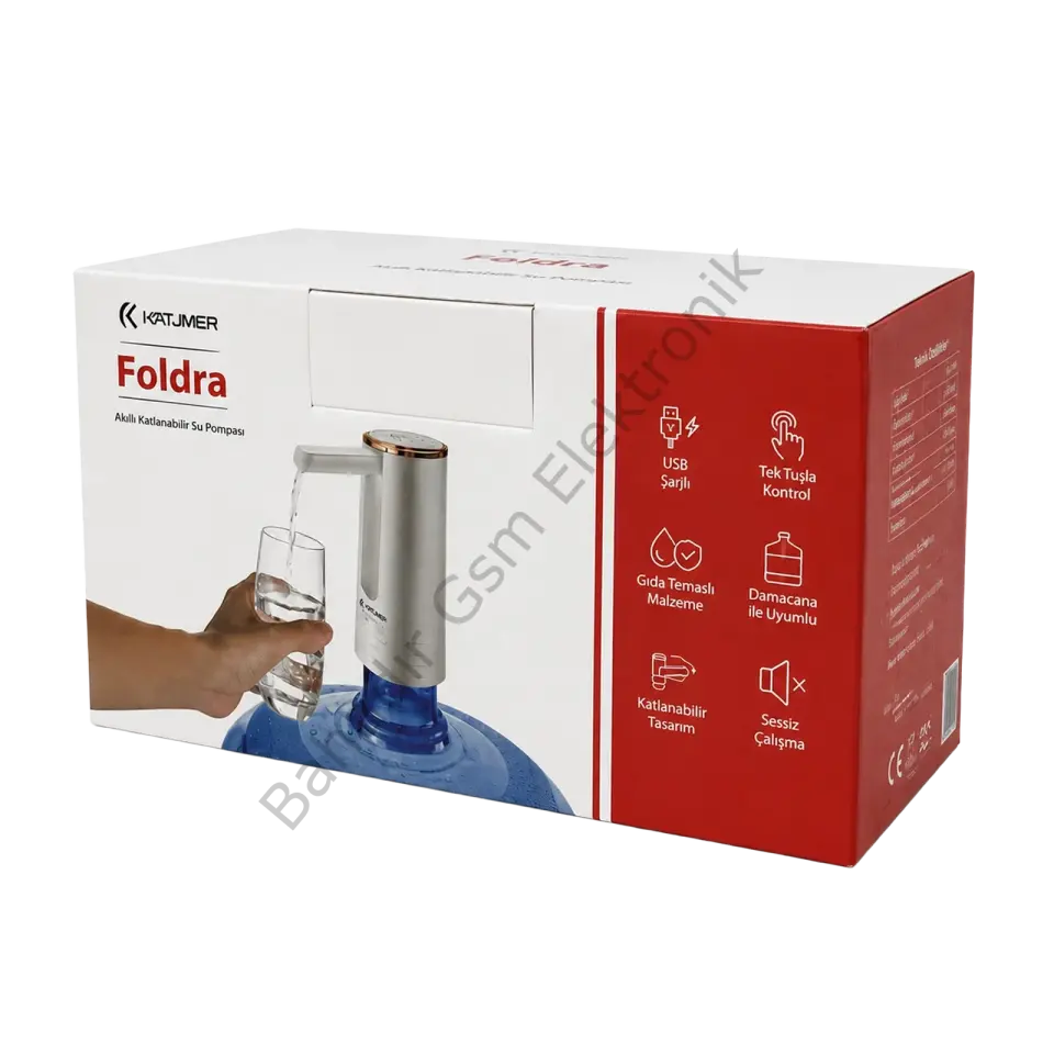 KATJMER KJ/FD-001 FOLDRA AKILLI KATLANABİLİR SU POMPASI