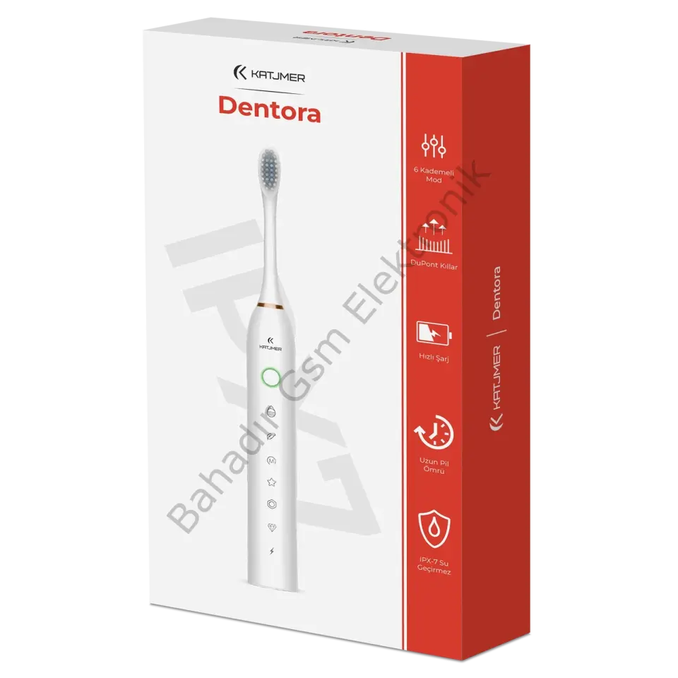 KATJMER KJ/DR-001 X-3 Dentora Elektrikli Diş Fırçası