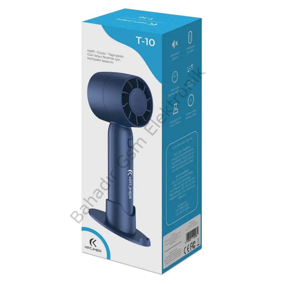Katjmer Ktfn-01 T-10 El Fanı Telefon Tutuculu